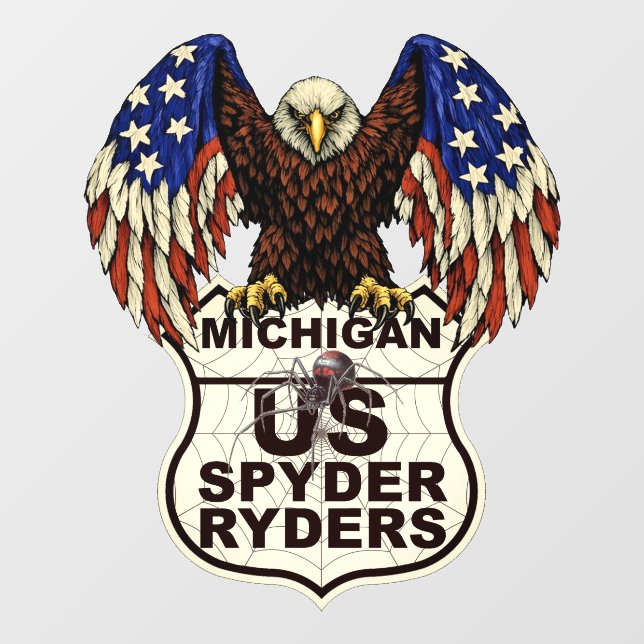Michigan Chapter - Decal Eagle Logo (Sheet)