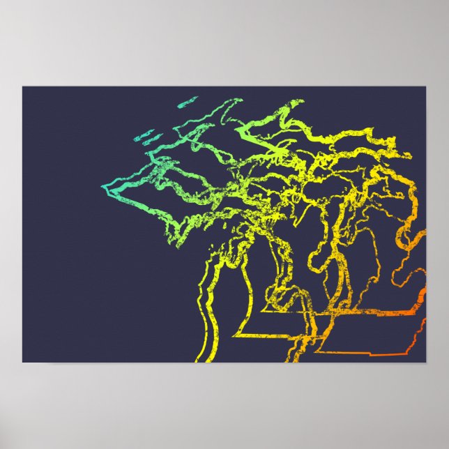 michigan chill blur poster (Front)