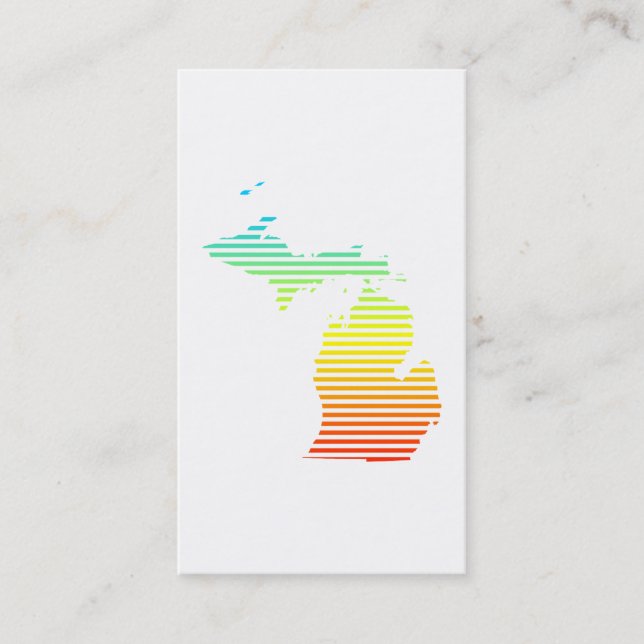 michigan chill fade business card (Front)