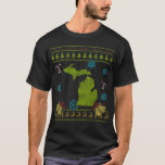 Michigan Christmas Ugly Shirt<br><div class="desc">This Christmas sweater design makes a great gift idea for anyone that loves the holidays,  birthdays or anniversary's.</div>