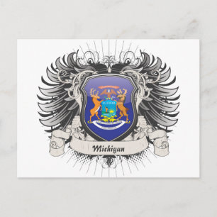 Michigan Crest Postcard