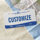 Michigan Custom License Plate