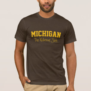 MICHIGAN custom text clothing T-Shirt