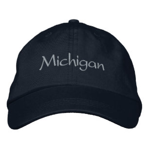 Michigan Embroidered Baseball Hat