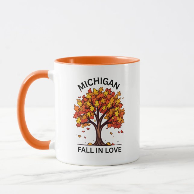 Michigan Fall Coffee Mug (Left)