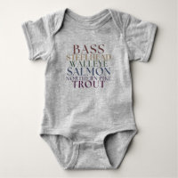 Michigan Fishing Matching Family Baby T-shirt