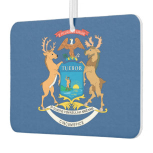 MICHIGAN Flag - Car Air Freshener