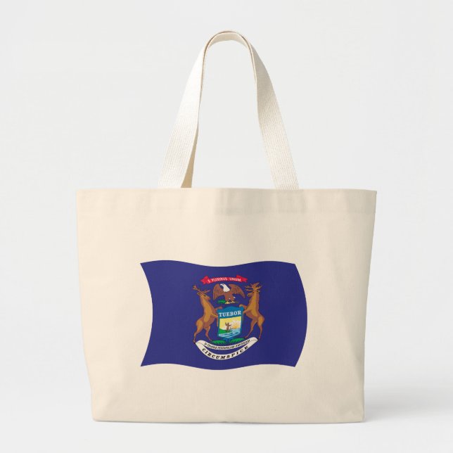 Michigan Flag Tote Bag (Front)