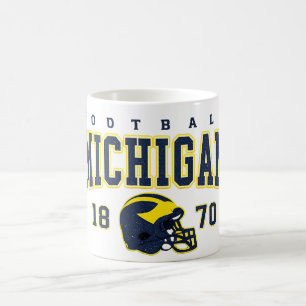 Michigan Football Vintage Helmet Mug 