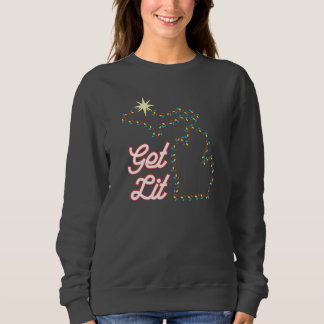 Michigan funny holiday sweatshirt