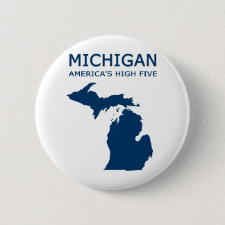 Michigan H5 6 Cm Round Badge