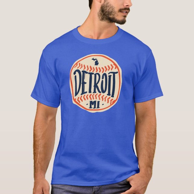 Michigan Hand Drawn Script Design T-Shirt (Front)
