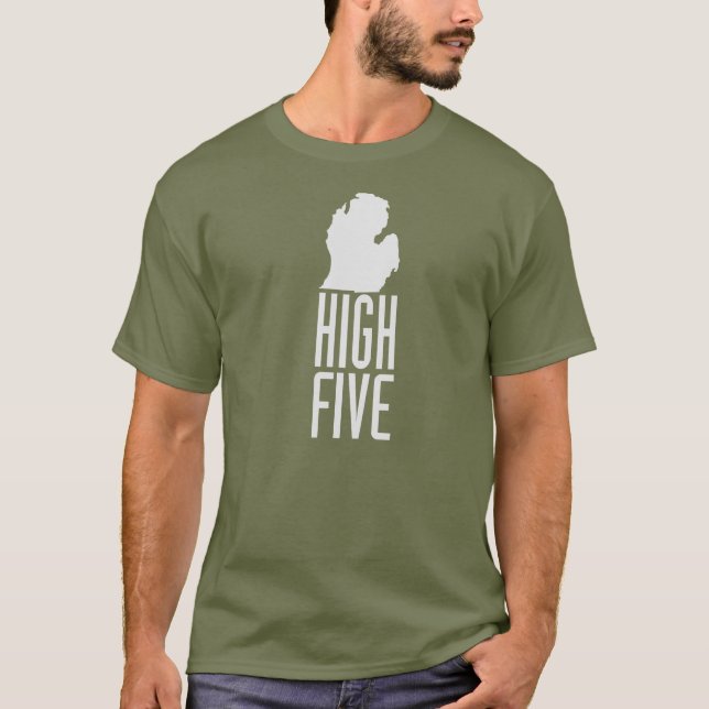 Michigan - High Five T-Shirt (Front)