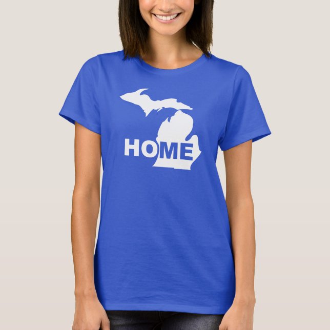 Michigan Home Away From State T-Shirt (Front)