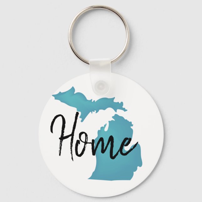Michigan Home Key Ring (Front)
