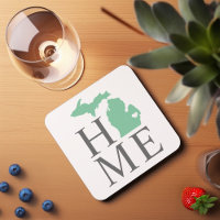 Michigan Home Mint Green Custom City Heart