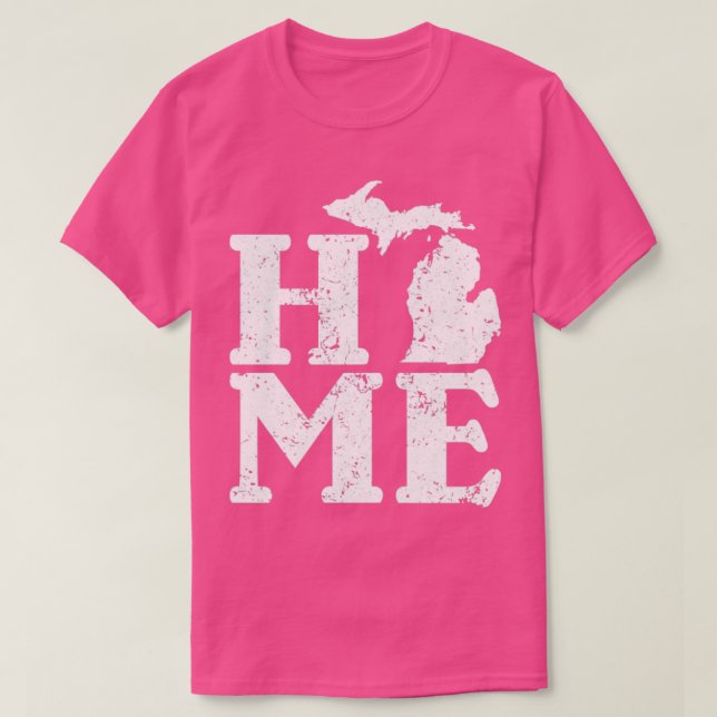 Michigan Home  T-Shirt (Design Front)