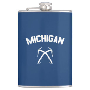 Michigan Ice Climbing Hip Flask