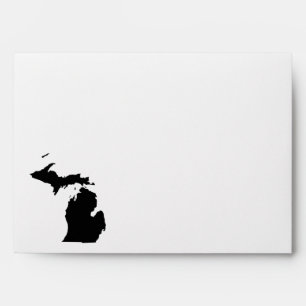 Michigan in Black and White Envelopes