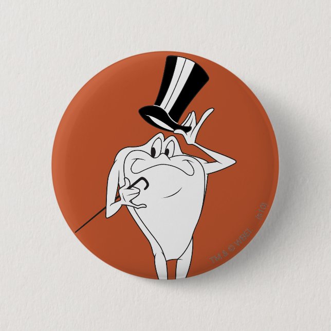 Michigan J. Frog Happy 6 Cm Round Badge (Front)