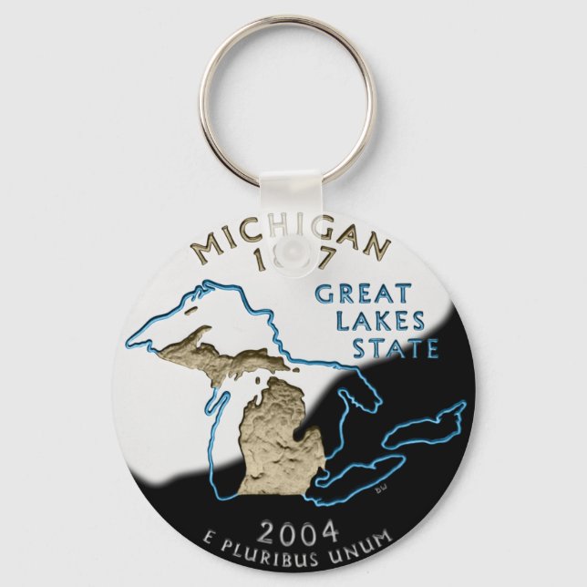 Michigan Keychain (Front)