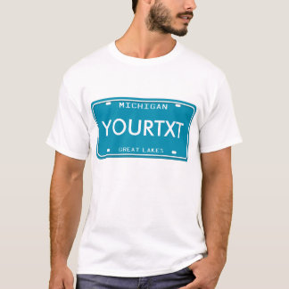 Michigan License Plate T-Shirt