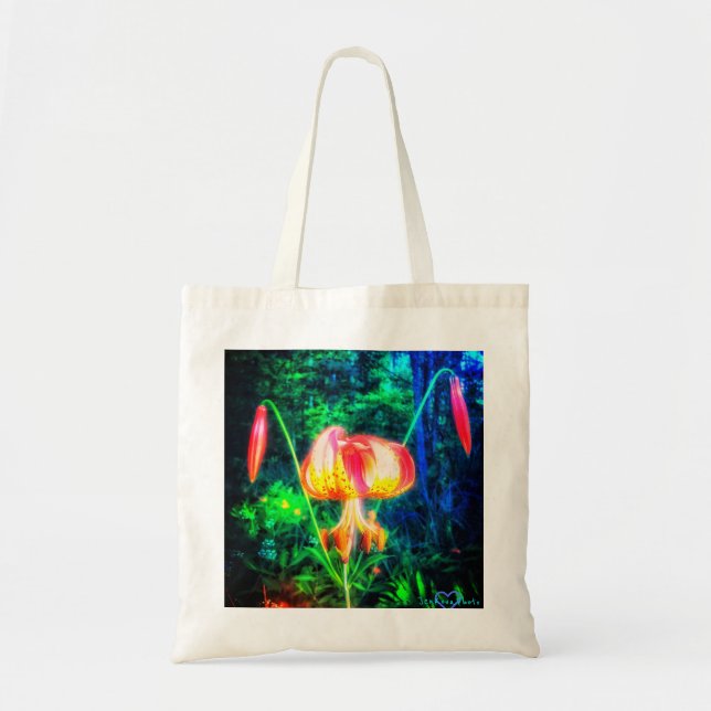 MICHIGAN LILLY BRIGHT TOTE BAG (Front)