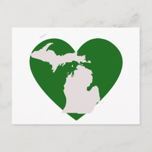 Michigan Love Postcard