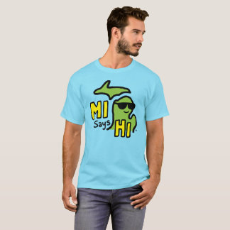 Michigan - MI Says HI™ Full Colour Shirt