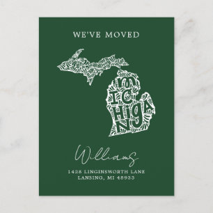 MICHIGAN   Our Address Change Postcard