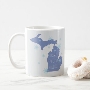 Michigan Personalized Name Holiday Mug