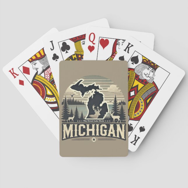 Michigan Playing Cards (Back)
