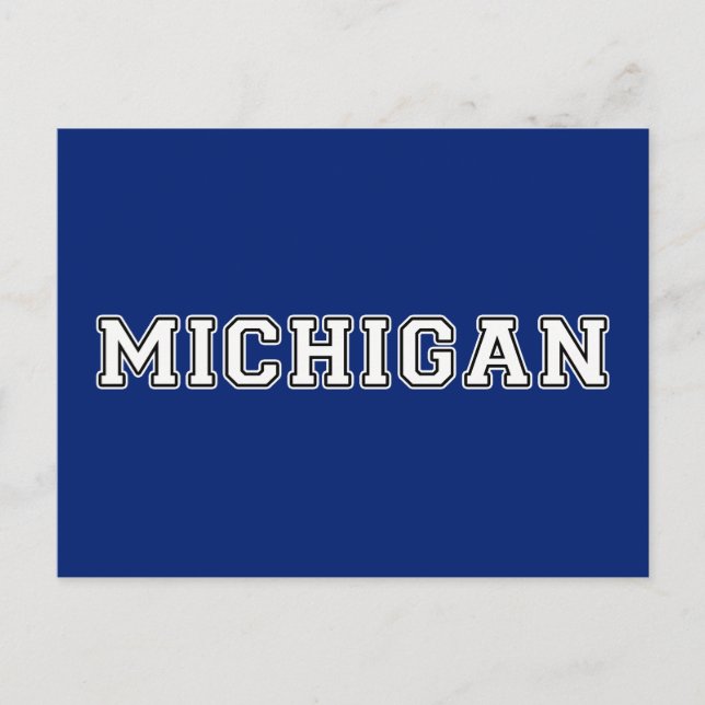 Michigan Postcard (Front)