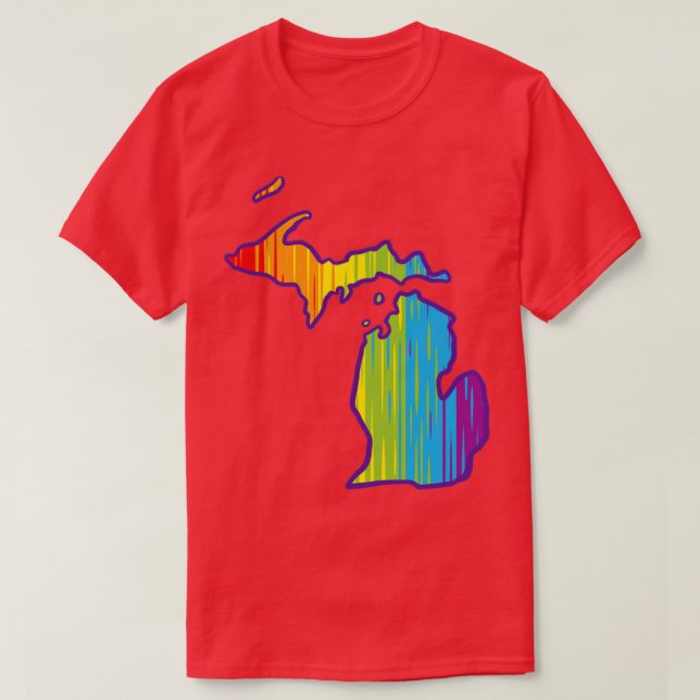 Michigan Pride  T-Shirt (Design Front)