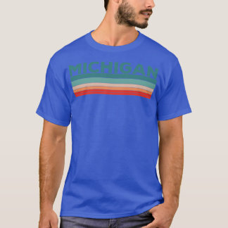 Michigan Retro Vintage 70s 80s Design  T-Shirt