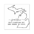 Michigan Return Address Stamp Self-Inking