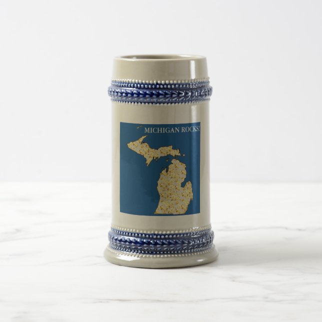 MICHIGAN ROCKS BEER STEIN (Center)