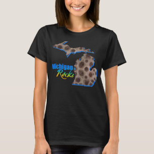 Michigan rocks Petoskey stone pattern T-Shirt