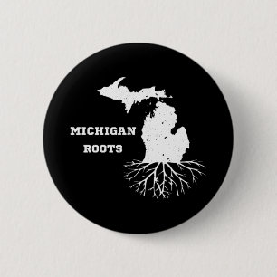 Michigan Roots 6 Cm Round Badge