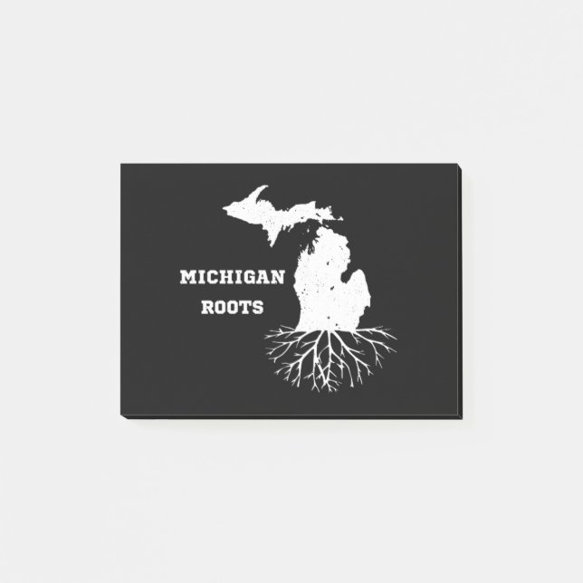 Michigan Roots Post-it Notes (Front)
