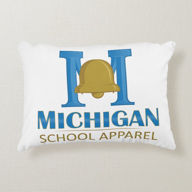 Michigan School Apparel Decorative Cushion (Front)