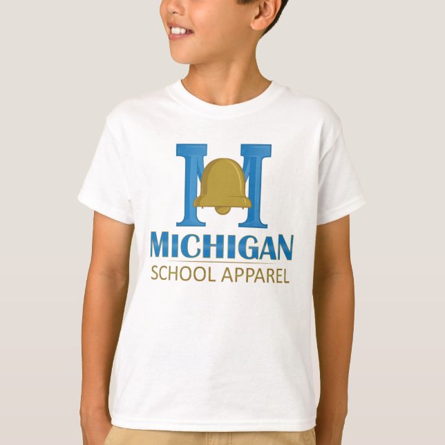 Michigan School Apparel T-Shirt (Front)