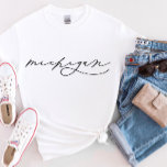 Michigan Script State Women’s T-Shirt<br><div class="desc">We are always adding new designs daily!</div>