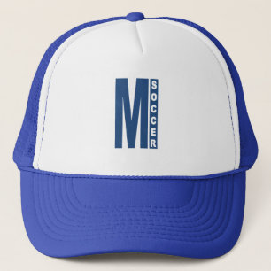 MICHIGAN SOCCER Blue Trucker cap