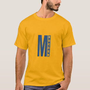 MICHIGAN SOCCER dark yellow T-shirt