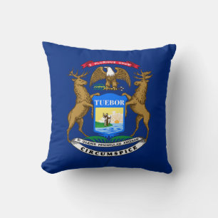 Michigan State Flag Cushion