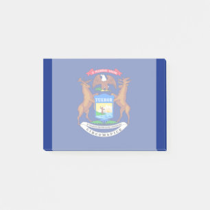 Michigan State Flag Design Post-it Notes