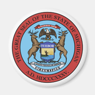 Michigan State Seal Magnet