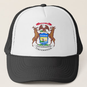 Michigan State Seal Trucker Hat