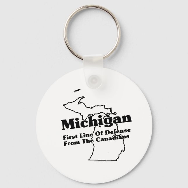 Michigan State Slogan Key Ring (Front)